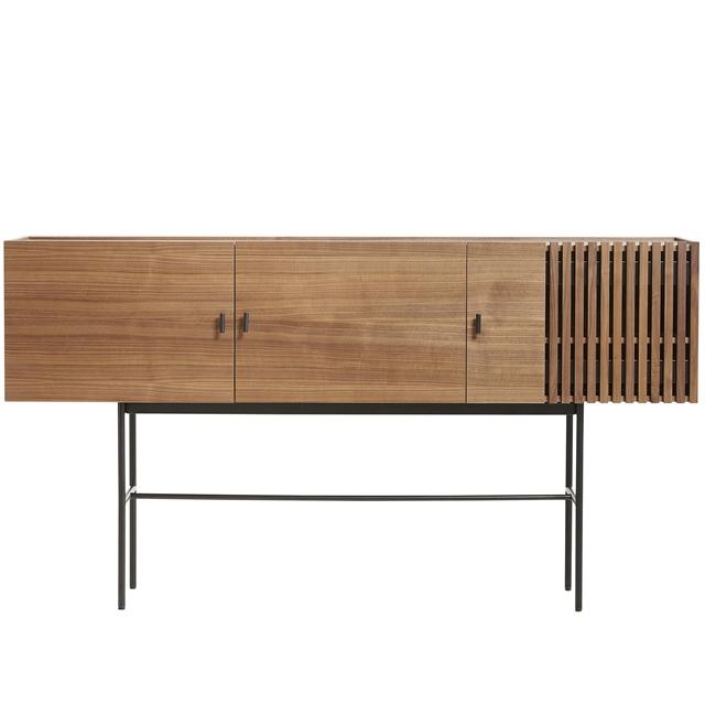 Woud Array Skænk Valnødfiner Sort 180  5712800022742
