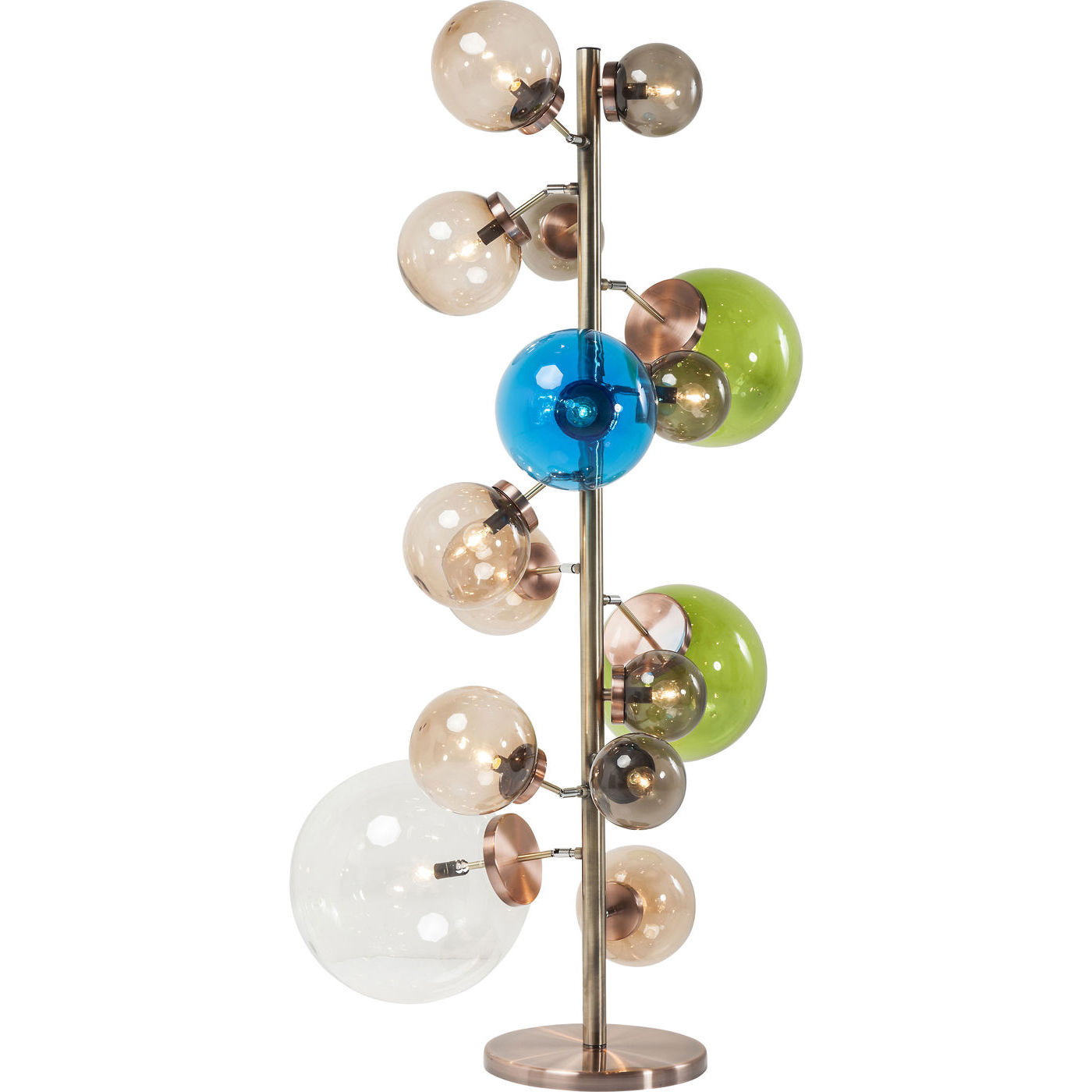 Kare Design Balloon Colore Led Gulvlampe Multifarvet Akryl Kobber Stål  4025621383161
