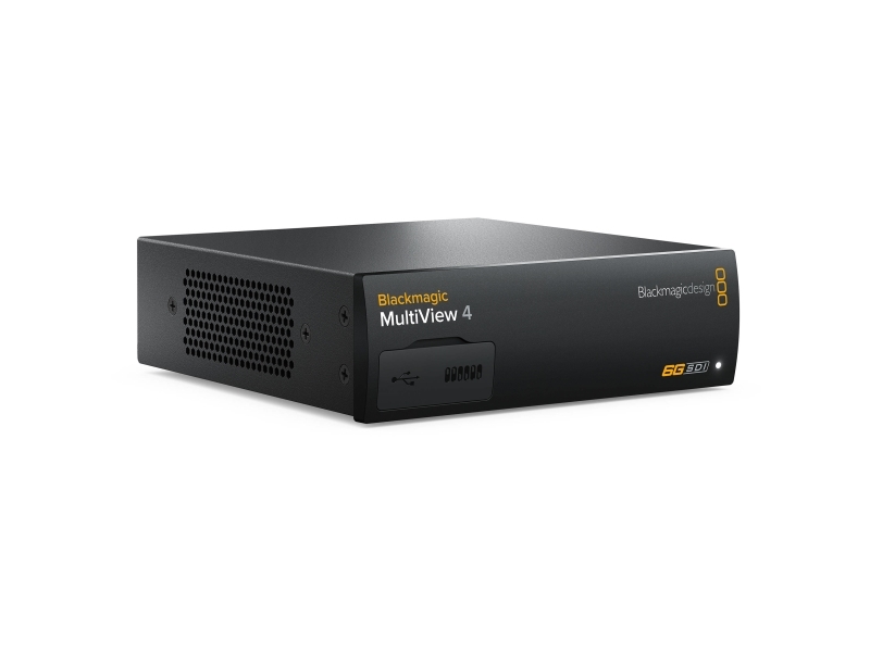 Blackmagic Design Multiview Sort Ntsc Pal Smpte 259m Smpte 292m 525i 625i 720p 1080i 1080p 2160p Gbit Sek  9338716003888
