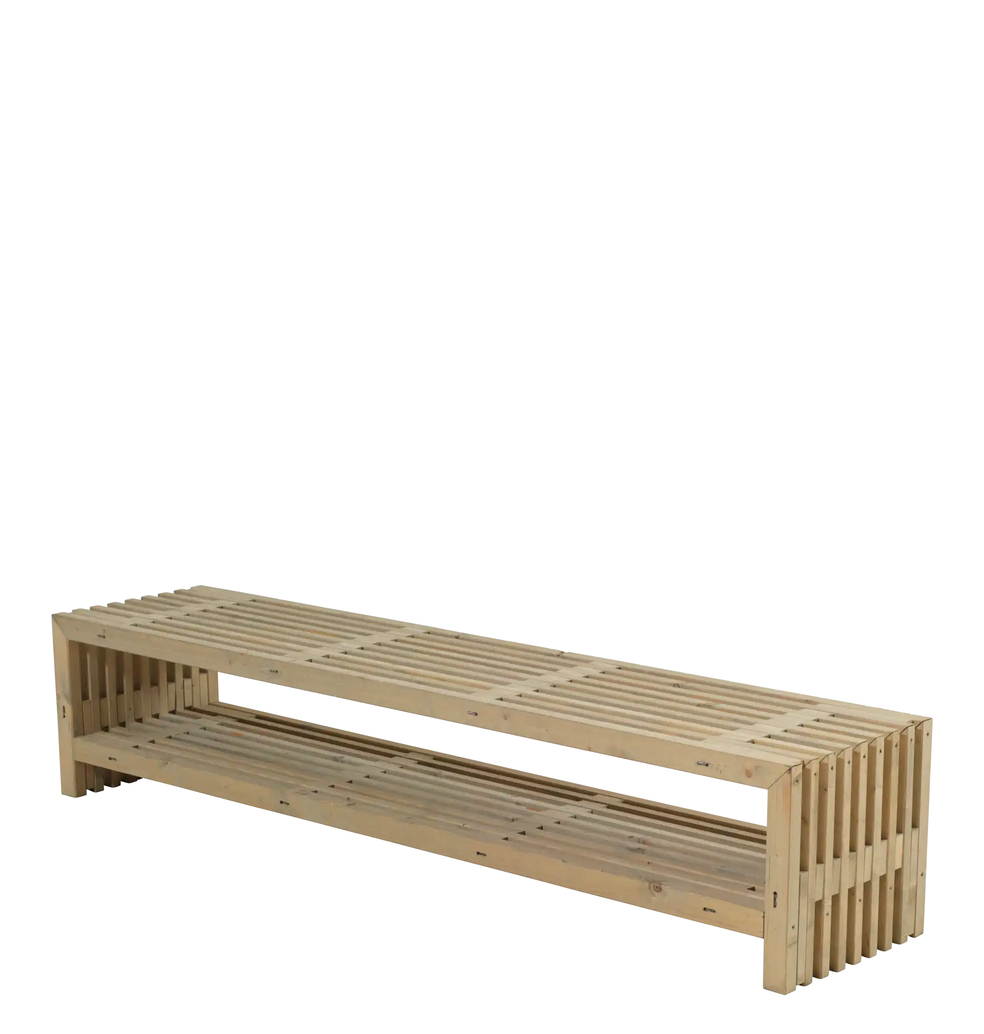Plus Rustik Trallebænk Design Hylde 218  5703393727336
