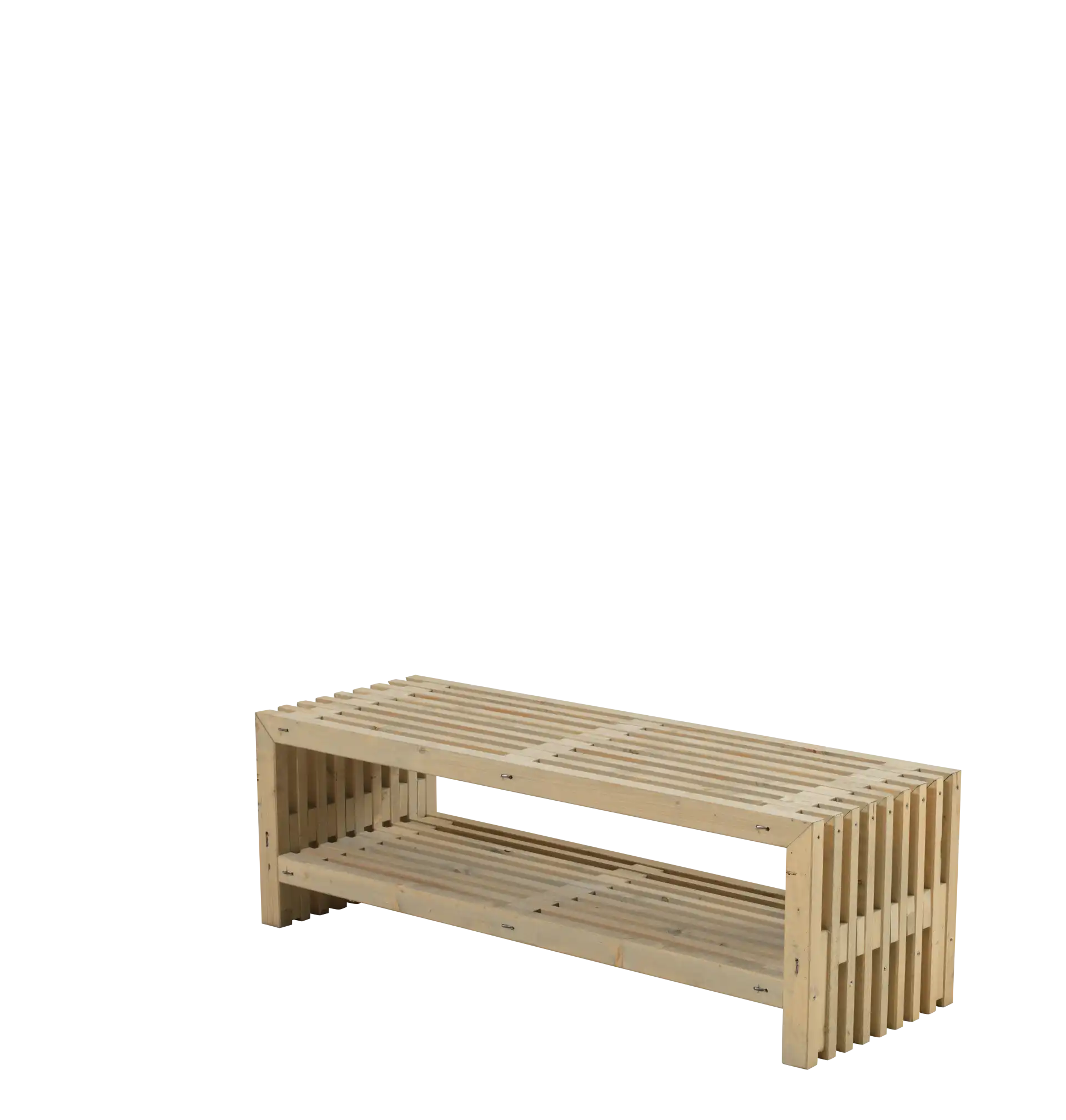 Plus Rustik Trallebænk Design Hylde 138  5703393727374