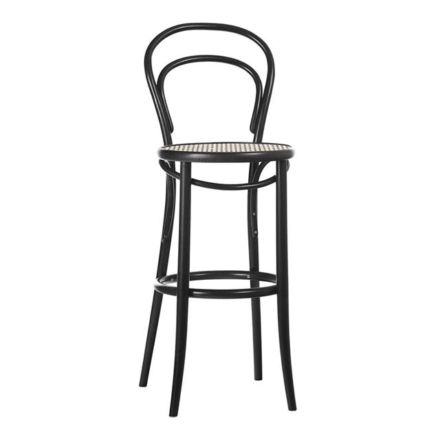 Ton Barstol Rattan Sort  8591919008420
