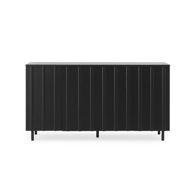 Normann Copenhagen Rib Skænk Blød Sort  5715396006806