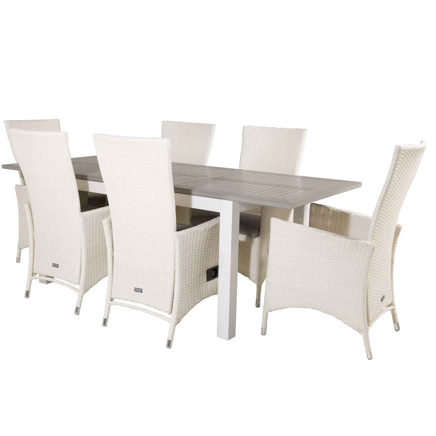 Venture Design Havesæt Albany Bord Udtræk Padova Recliner Stole Aintwood Alu Flet