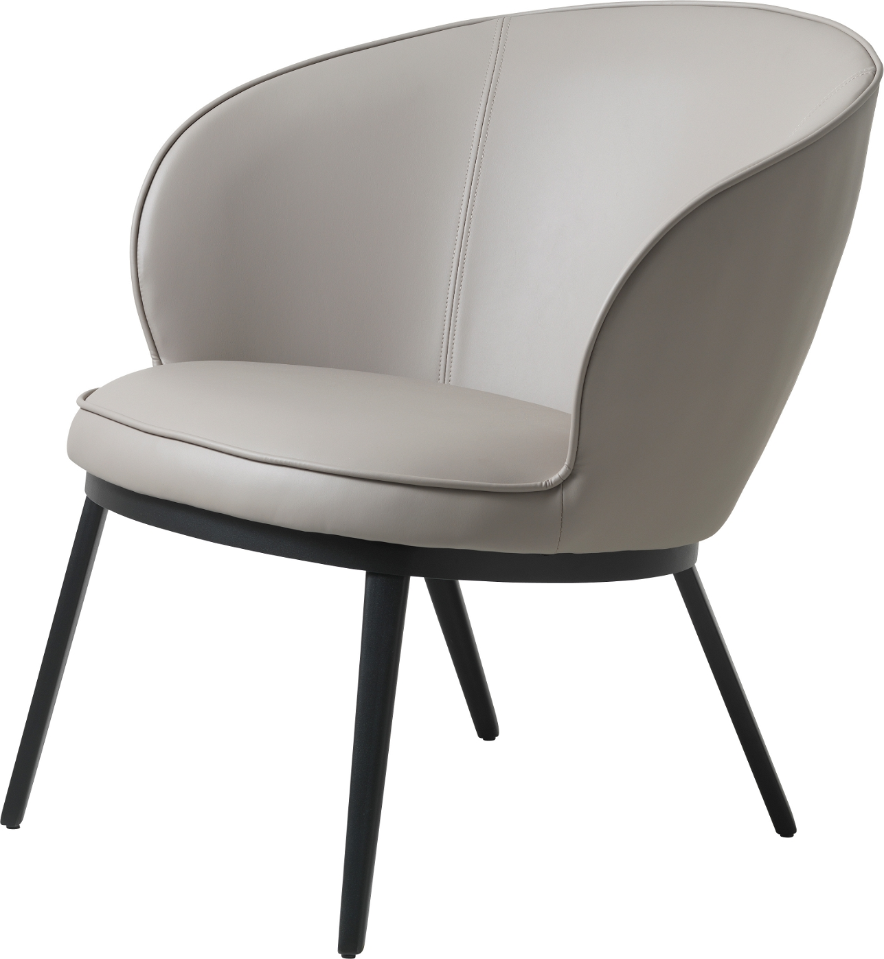 Gain Loungestol Taupe H79x73x76 Kunstlæder  5704745090870
