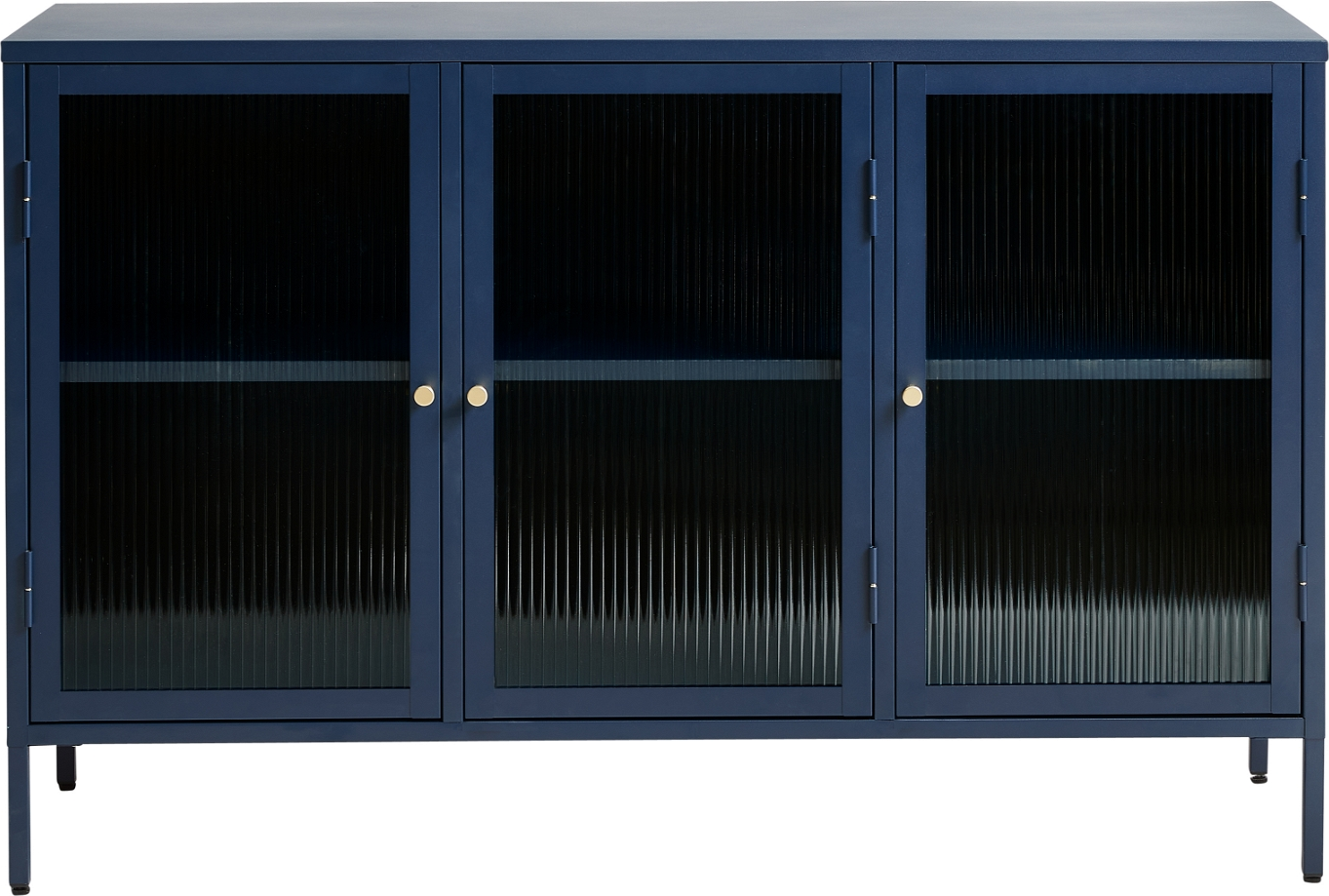 Bronco Skænk Blå H85x132x40 Glas  5704745103105