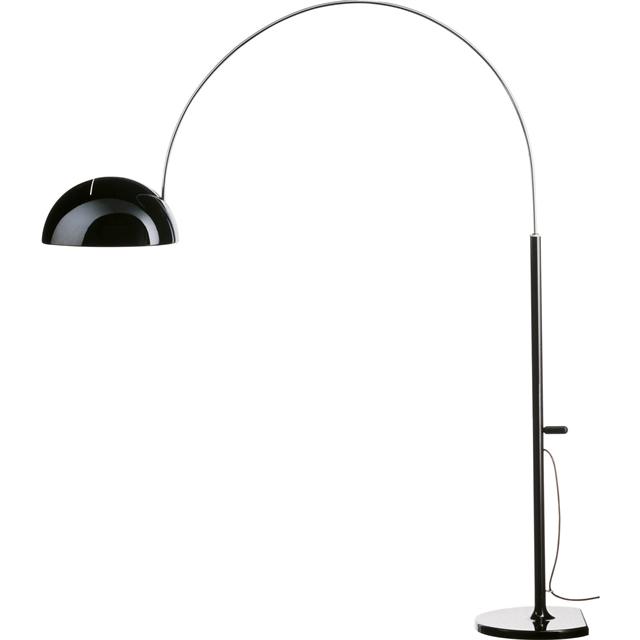 Oluce Coup 3320r Gulvlampe Sort