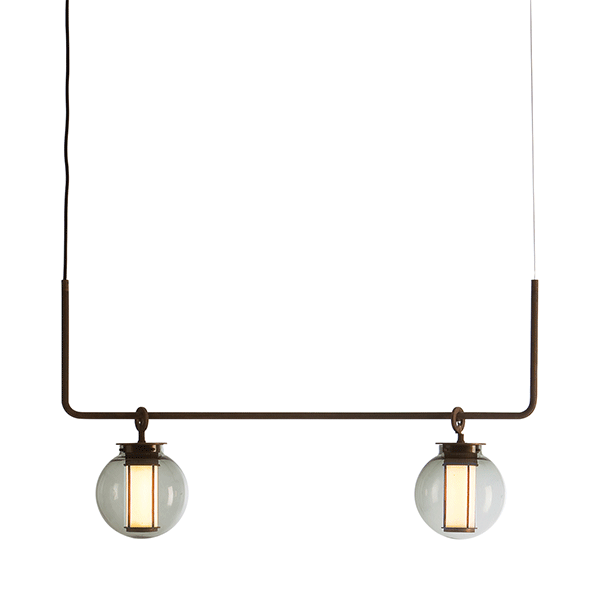 Parachilna Bai Chandelier Pendel Grå