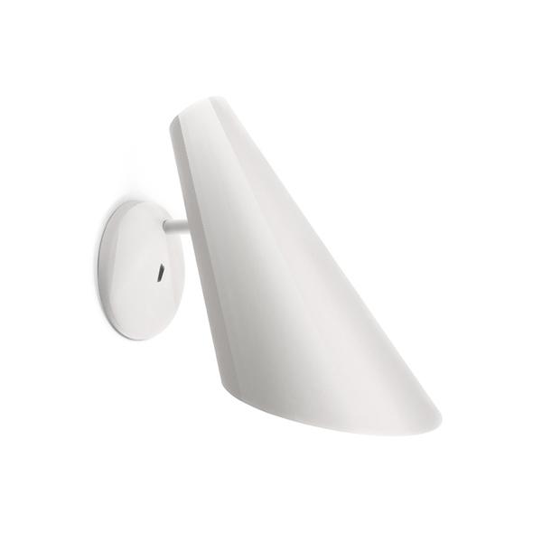 Vibia Cono Væglampe Blank Hvid