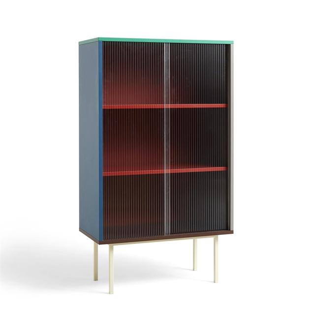 Hay Colour Cabinet Skab Med Glasdøre Høj Multifarvet  5710441303343