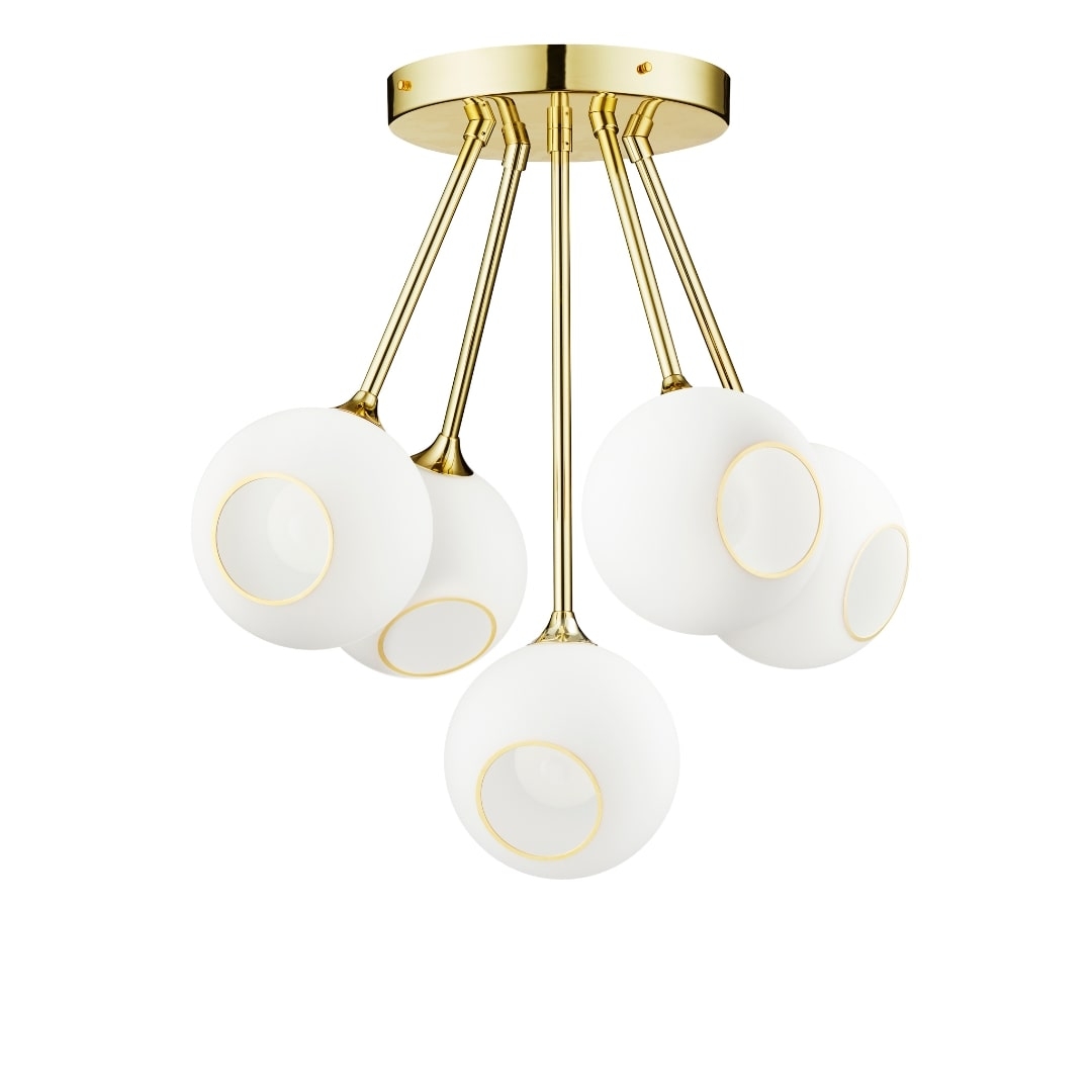 Ballroom Molecule Lysekrone White Snow Design  5713874227224