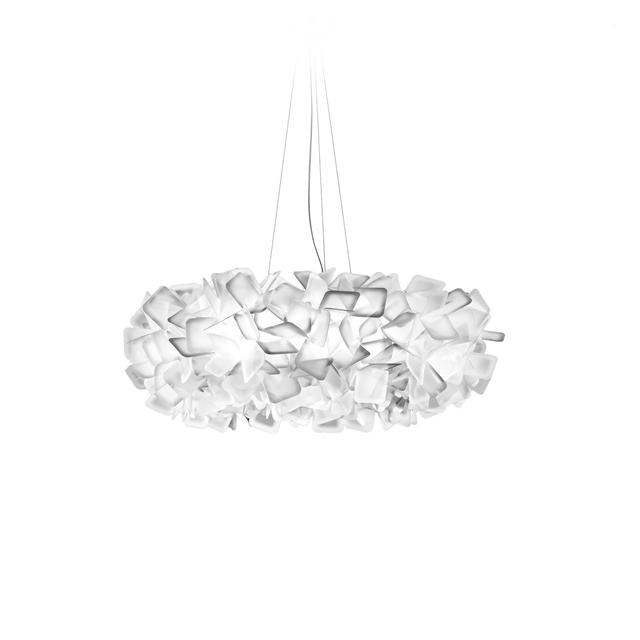 Slamp Clizia Pendel Stor Hvid  8024727041933