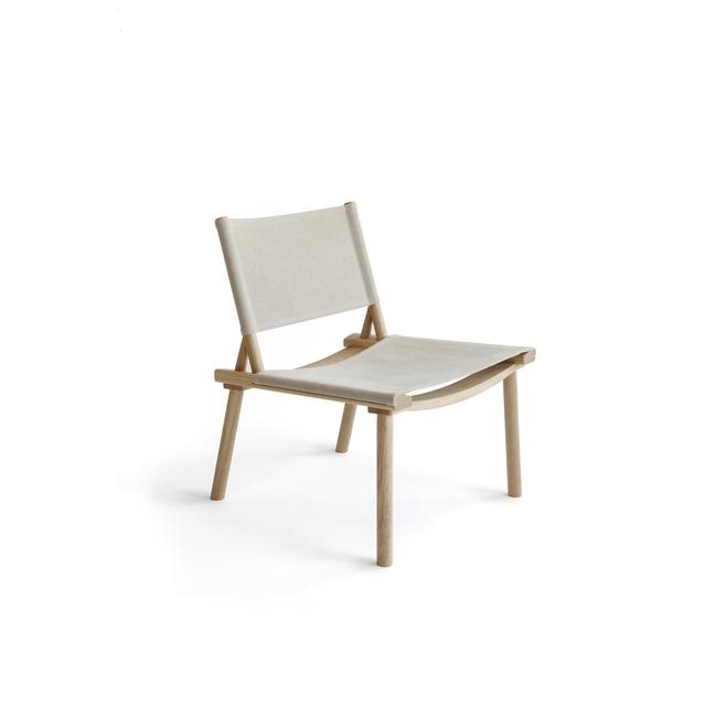 Nikari December Lænestol Olieret Egetræ Linned Canvas