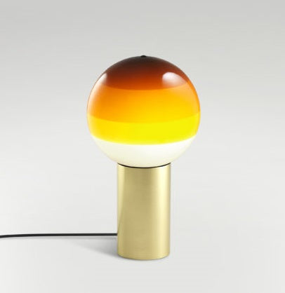 Dipping Light Bordlampe Marset Messing Amber