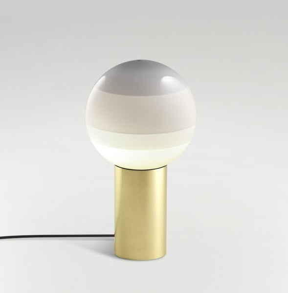 Dipping Light Bordlampe Marset Messing Hvid