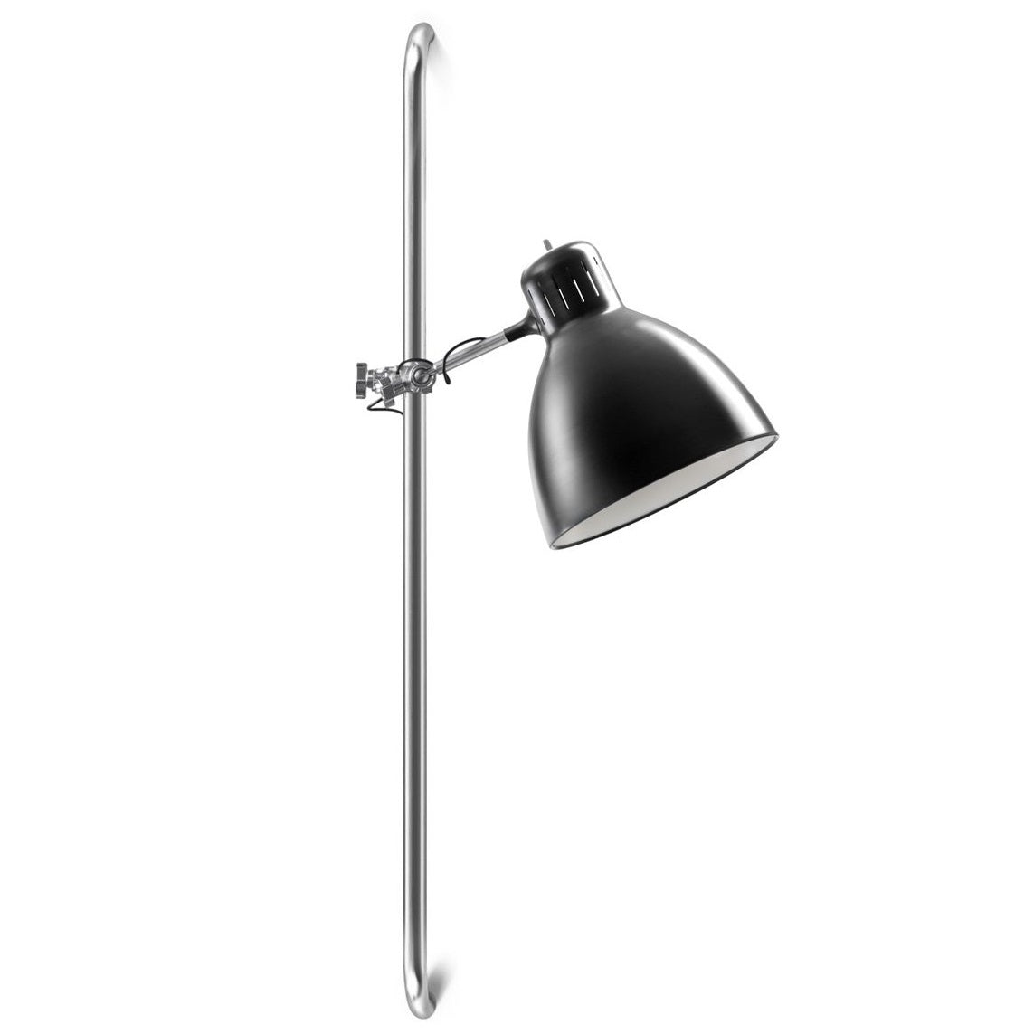 Grip Lampe Fra Leucos Sort Lang Vægmodel