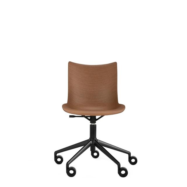 Kartell Wood Kontorstol Sort Mørk Træ  8058967310405