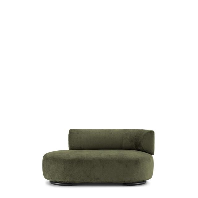 Kartell Wait Dormeuse Sofa Højre Grøn  8058967331981