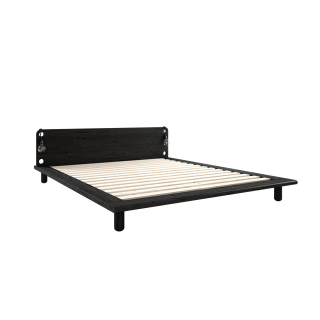 Karup Design Peek Sengestel Lamper 160x200 Sort Fyrretræ  5713655136035