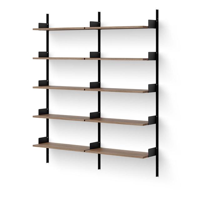 New Works Library Reol 1900 Valnød Sort  5712826419922