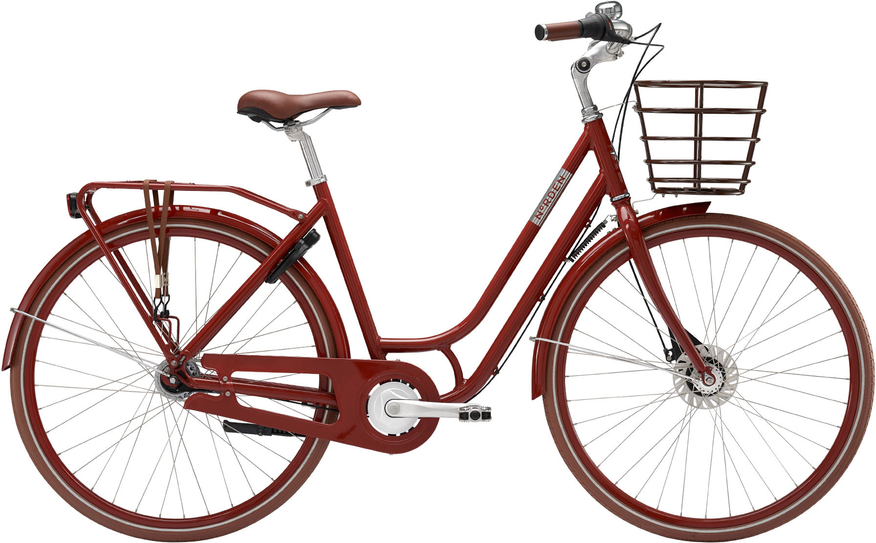 Norden Ellen Dame Rubinrød  5711278057690