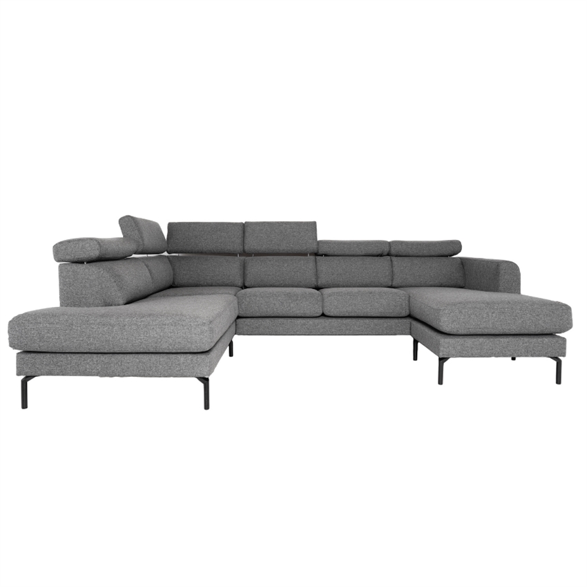 Helsinge Sofa  Mørkegråt Stof