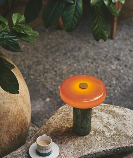 Trip Portable Batterilampe Bordlampe Moss Amber  5713874212015