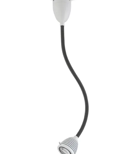 Athene Lang Væglampe Less More Mat Hvid Sort