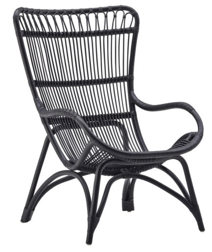 Monet Lænestol Mat Sort 1082