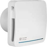 Badevrelsesventilator Ecoair Design Med Hygrostat Fugtstyring