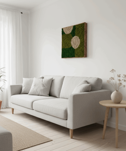 Oekoboard Premium Design Mos Firkant 50x50