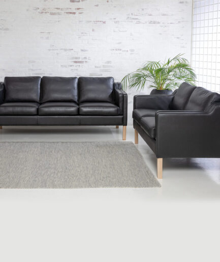 London  Pers Sort Dolaro Læder