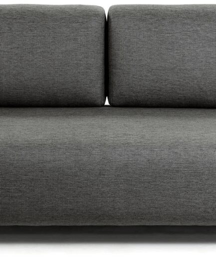 Personers Polstret Stofsofa Kave Home Compo Mørkegrå Nordisk Design Aftageligt Ryglæn  8433840554372