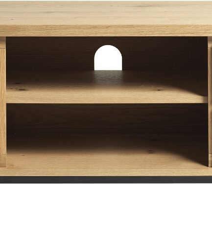 Bord Møbel Nordique Design Livorno 17042 Natur Egetræ Sort Metal  5704745098494