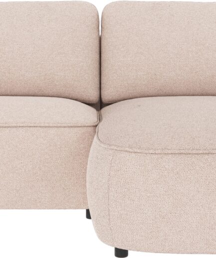 Chaiselongsofa Rowico Norris Max Lysebeige Højrevendt Nordisk Design Med Zigzagfjedre  7340126582848