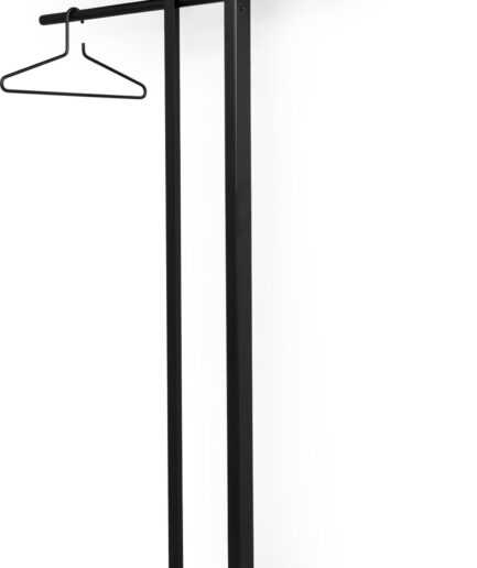 Knagerække Hattehylde Spinder Design Luno Mat Sort Stål H160xb100  8712077116240
