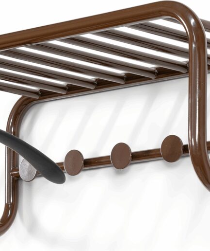 Knagerække  Hattehylde Spinder Design Retro Chokoladebrun Stål H24 8b72d35  8712077113584