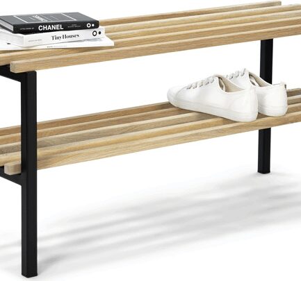 Skostativ Spinder Design Rizzoli Skoreol Sort Stål Naturlig Til Par Sko 8712077107958