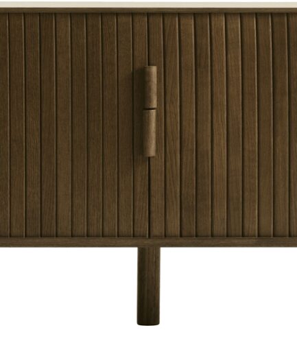Bord Bænk Nordique Design Cavo Røget Glasurlak Egetræ 160x40x55 Justerbare Hylder  5704745185729