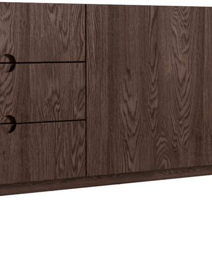 Skænk Sideboard Nordique Design Arun Espressofarvet Træ Fsc Mix Rummelige Skuffer Skabe 160 5704745155647