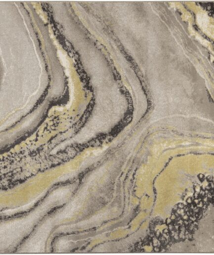 Gulvtæppe Zuiver Solar 200x300 Stengrå Asymmetrisk Design Brandhæmmende Gulvvarmekompatibel  8718548063556