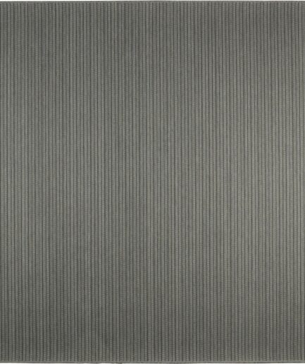 Gulvtæppe Zuiver Waves Mørkegrå 100 Uld 170x240 Rektangulært Stribet Design  8718548072190