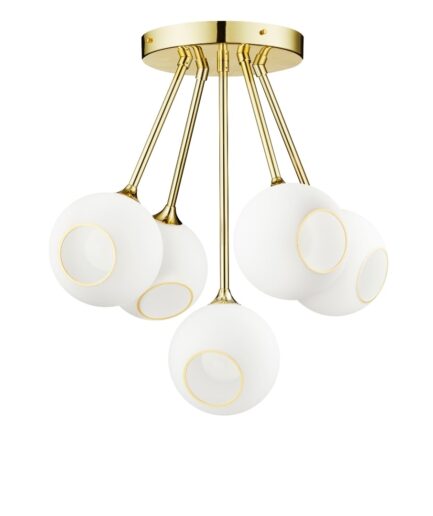 Ballroom Molecule Lysekrone White Snow Design 5713874227224