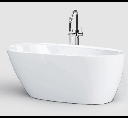 Inbe Fritstående Badekar 150 Akryl Hvid