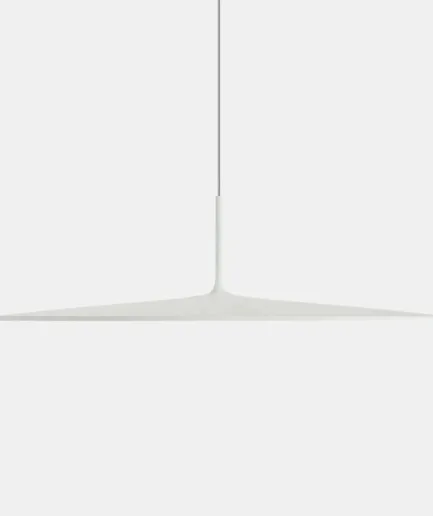 Ufo Pendel Lakeret Lumini Hvid