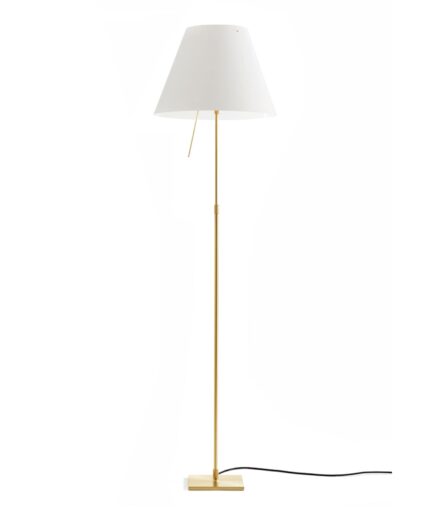 Costanza Gulvlampe D13 Luceplan Messing