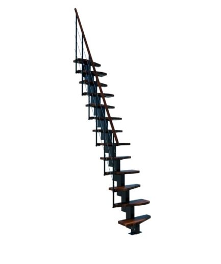 Minka Quatro Ligeløbstrappe Sort