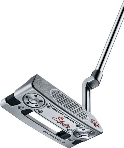 Scotty Cameron Studio Style Long Design Squareback 2025 Plumber Neck Putter Steel Højre Str  Scotty Cameron Full Contact Long Design 2024 Standard Sort  0196665971271