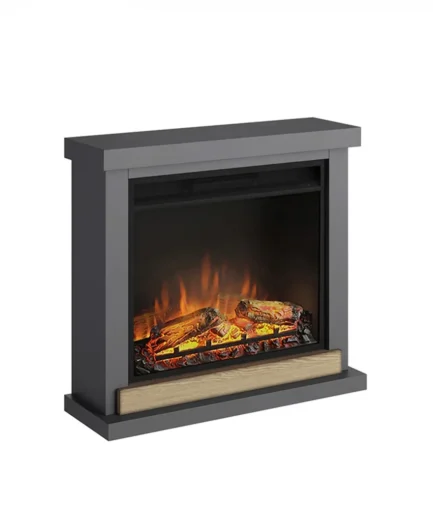 Hagen Grå Elektrisk Kamin
